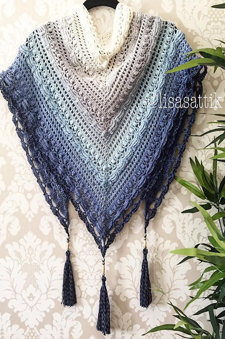 6 free knitting u0026 crochet shawl patterns JKSFVNM