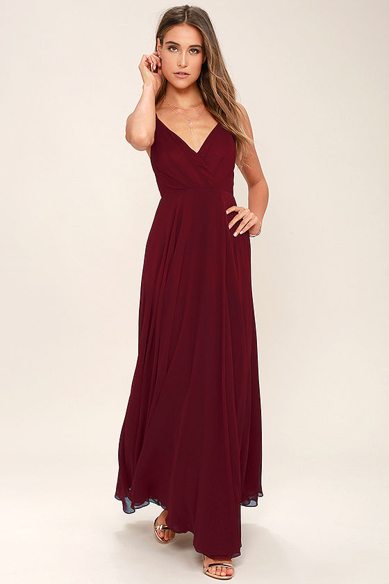 all about love wine red maxi dress 1 NSWOFAV
