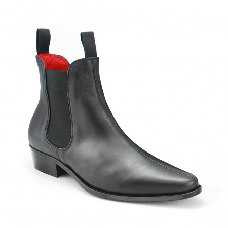 beatle boots classic boot - black calf leather EWSKYPJ
