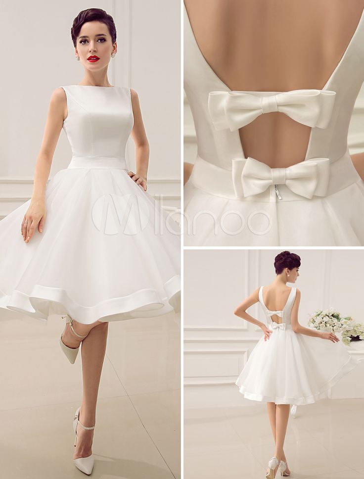 Alluring short wedding dress is the main course of the ceremonies