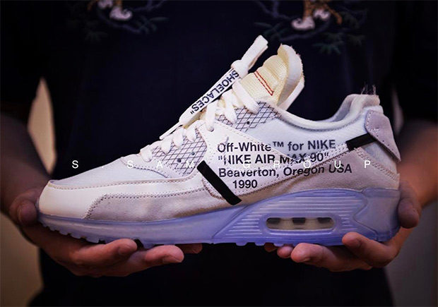 best look yet at the off white x nike air max 90 FDAUNCX
