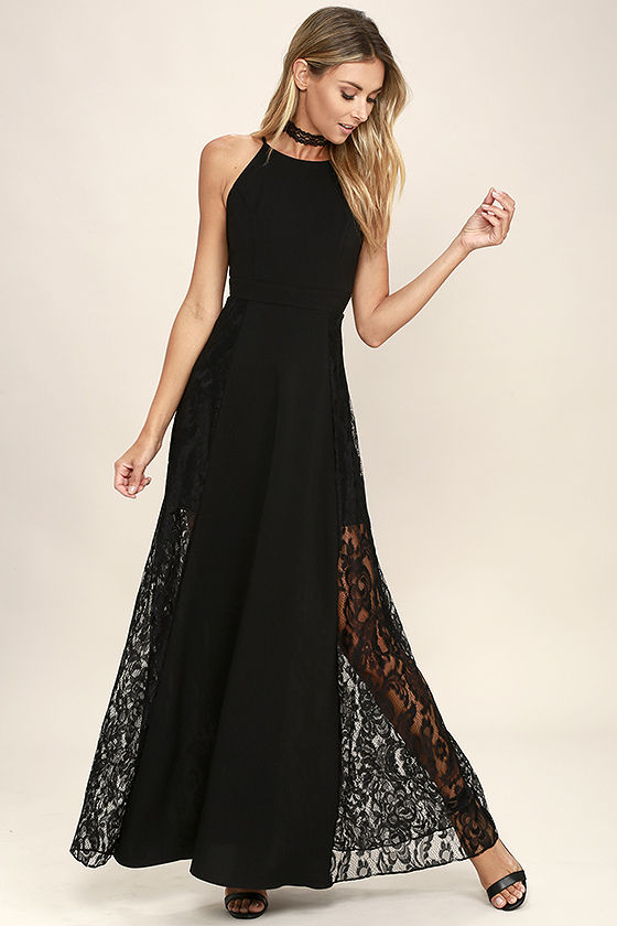 black lace maxi dress 1 PXYNQNI
