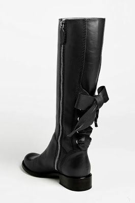 black riding boots black riding boot with a bow! omg i would have to wear these every day NIHQYEN