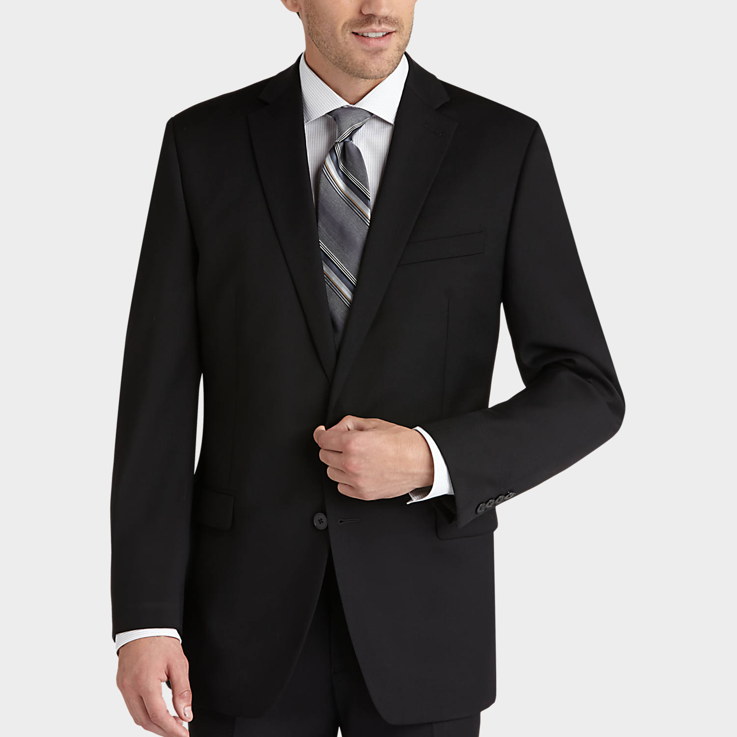 black suits calvin klein black slim fit suit - menu0027s slim fit | menu0027s wearhouse MAXEBBJ