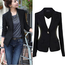 blazers for women us womenu0027s one button slim casual business blazer suit jacket coat outwear  tops UTIHBBN