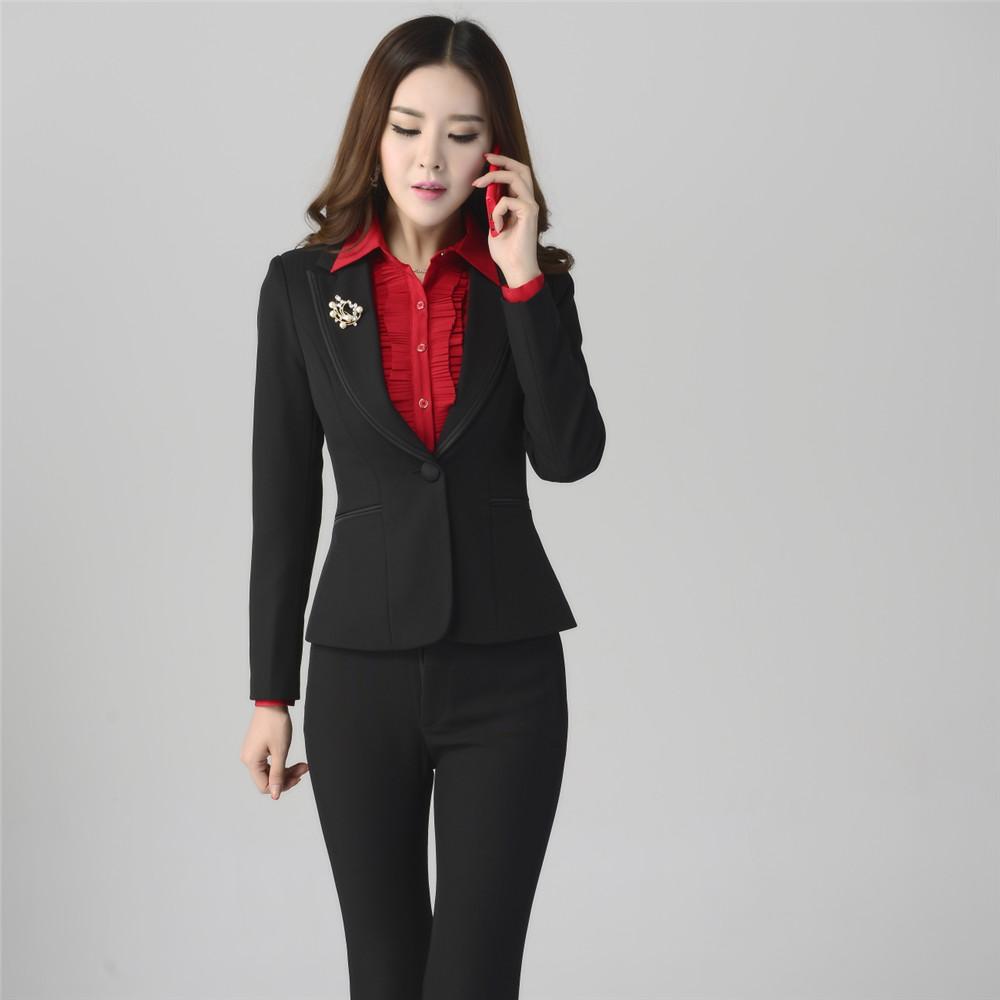 business suits for women 2016 women sets womens business suits black pants suit formal ol female business  suit UUFGAJV