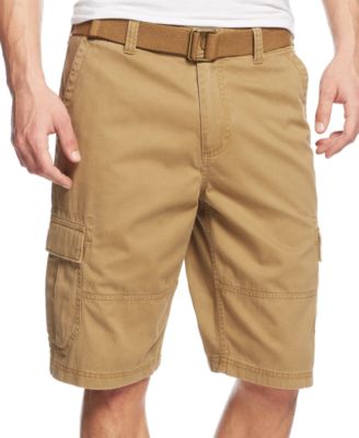 cargo shorts for men american rag menu0027s belted relaxed cargo shorts, created for macyu0027s XPSAZCO