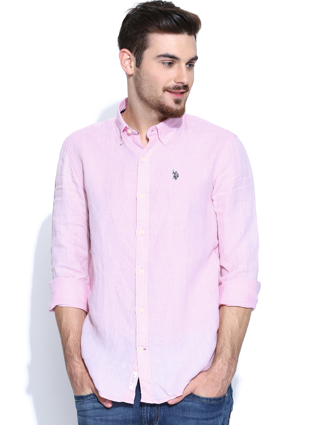 casual pink shirt for men men light pink shirt - buy men light pink shirt online in india UFWOCTV
