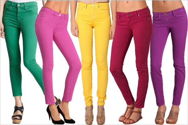 celebrate your festival with colored jeans LMIKLYL