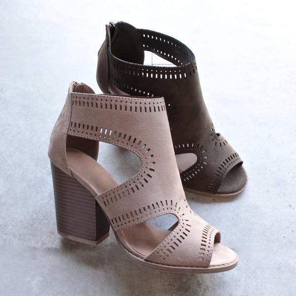 comfy shoes talk around town perforated booties - more colors. pretty heelscomfy shoesbeautiful  ... RFWBGCJ