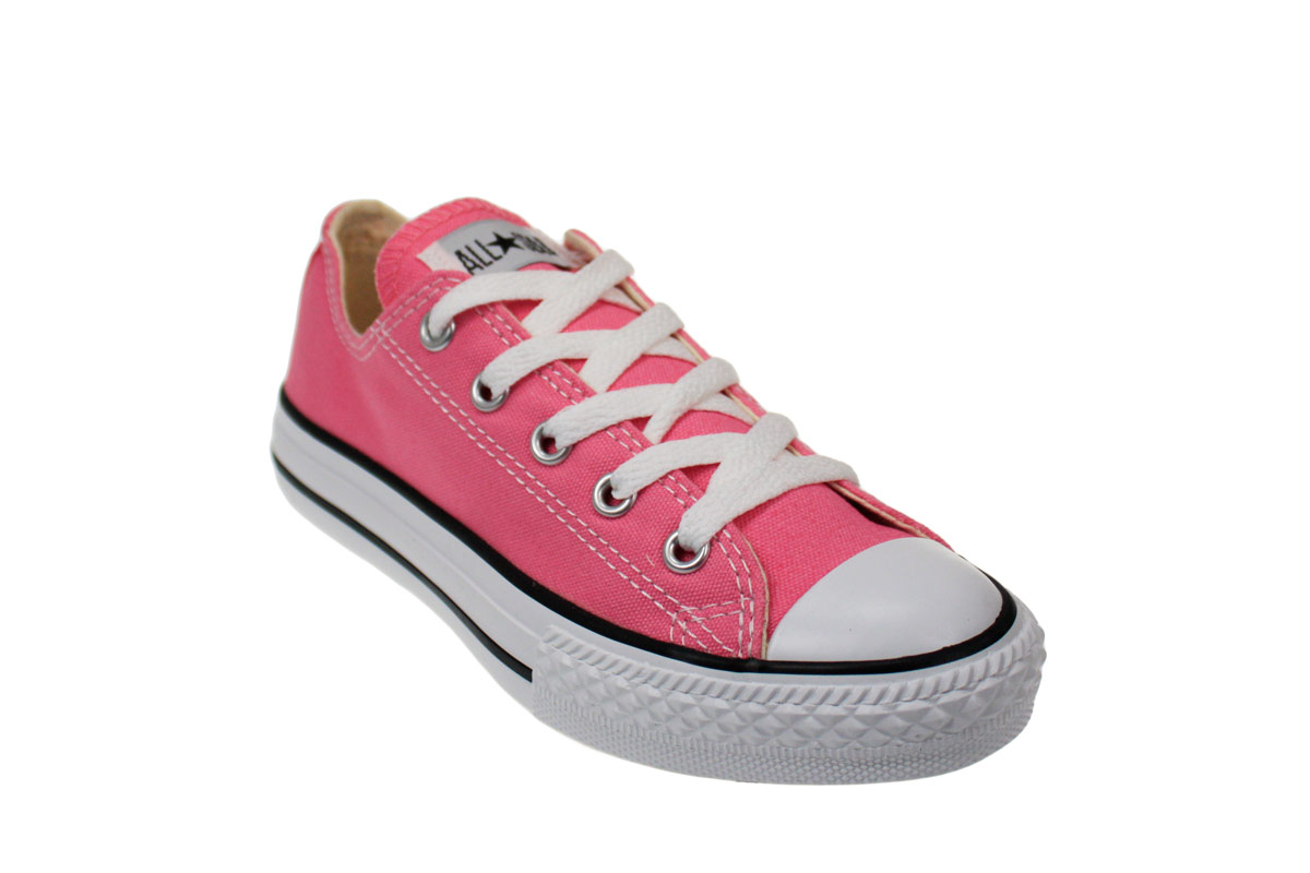 converse shoes for kids converse all star junior kids classic pink trainers sneakers shoes size 12  - 2 EOLCKTE