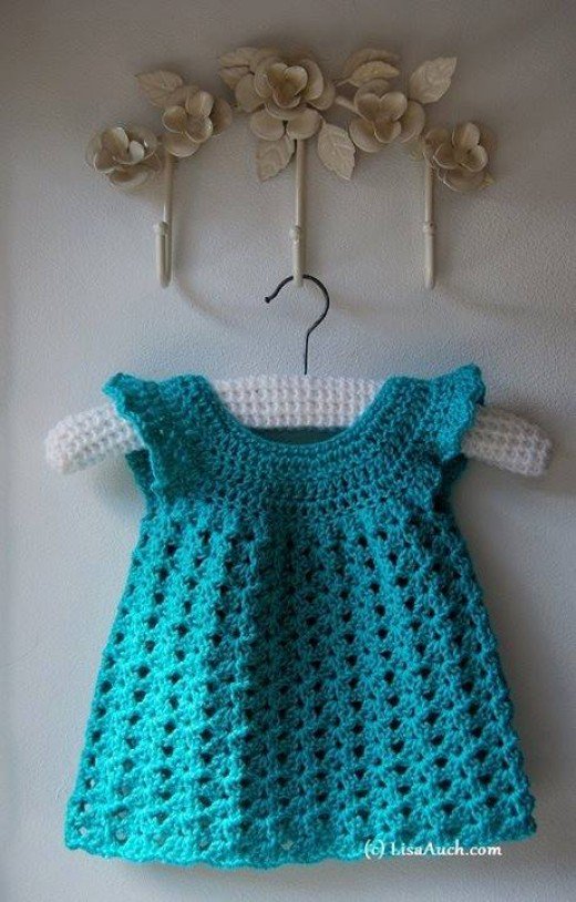 crochet baby dress pattern beautiful easy crocheted baby dress WFNHNXT