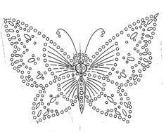 crochet butterfly pattern crochet butterfly chart PBCSQYO