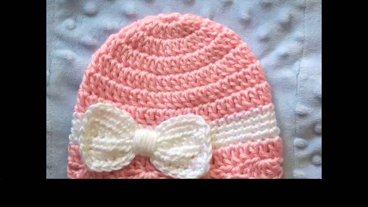 Crochet cap for babies crochet baby hat newborn - youtube SUHFQJM