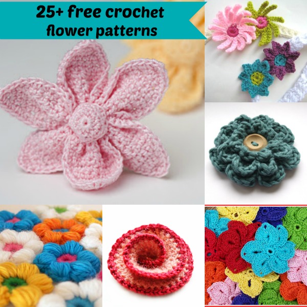 crochet flower pattern 25+ free easy crochet flowers patterns FNZTSNQ