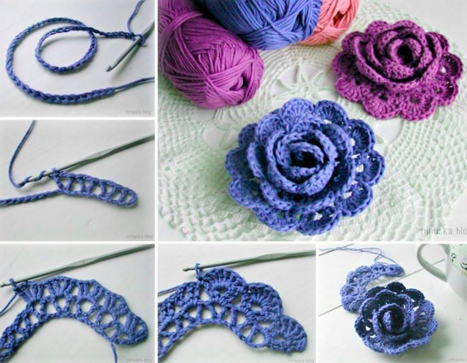 crochet flower pattern view in gallery gorgeous 3d lace flowers-wonderfuldiy NDCBFAG