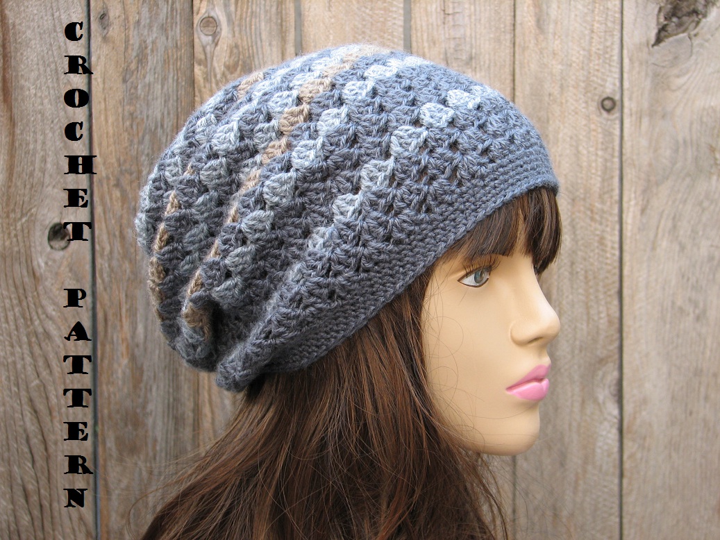 crochet hat patterns crochet hat - slouchy hat, crochet pattern pdf,easy, great for beginners,  pattern no. 27 DBNFKDX
