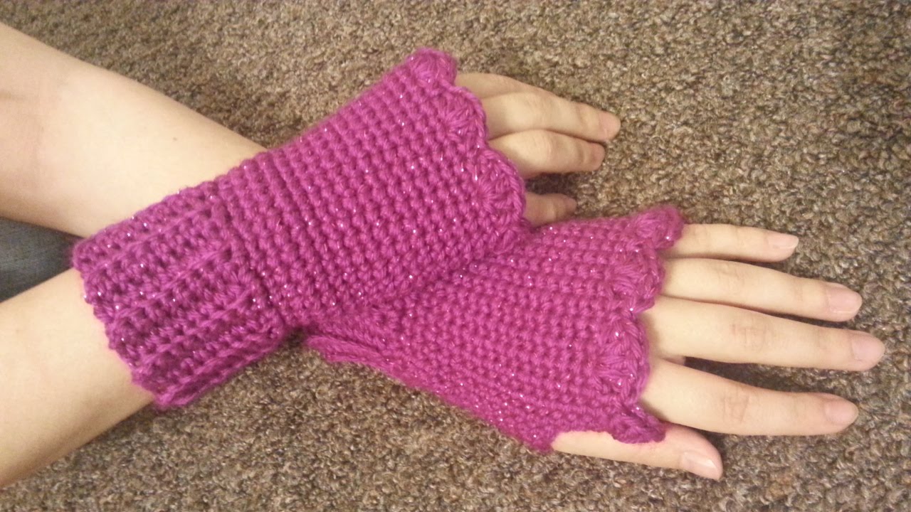 crochet how to #crochet fingerless gloves wristers #tutorial #155 learn  crochet - youtube ZHFTJEO