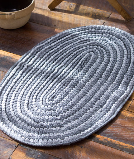 crochet rug patterns crochet rug pattern with fabric strips UHDDWJD