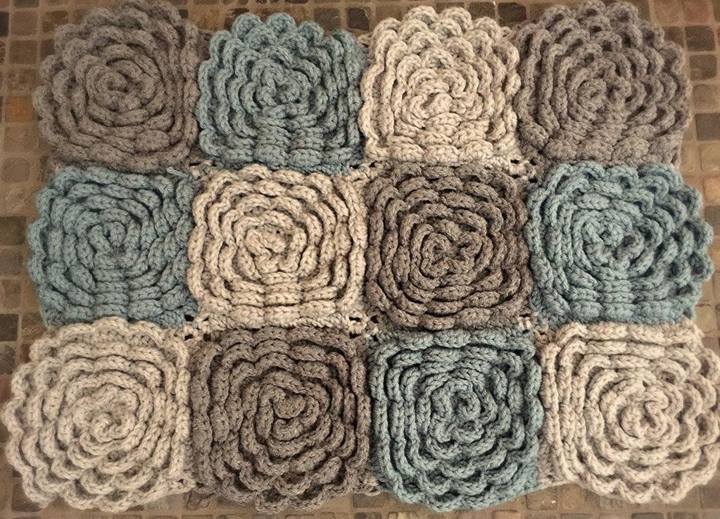 crochet rug patterns the dahlia rug crochet pattern CNKYLTJ