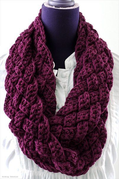 crochet scarf interweave: rapunzel scarf - no pattern; uses foundation double crochet XNHIMOO