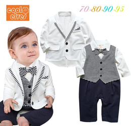 designer baby clothes 16 baby clothing wholesale set baby boy gentlemen style suits baby boy  formal clothes ZBLBXYB