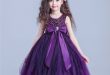 dresses for kids s1633 free shipping 2016 new purple flower girls dresses kids prom dresses  kids graduation HZXETDO