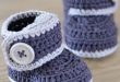 easy crochet baby booties patterns for crochet baby booties CMOWQPQ