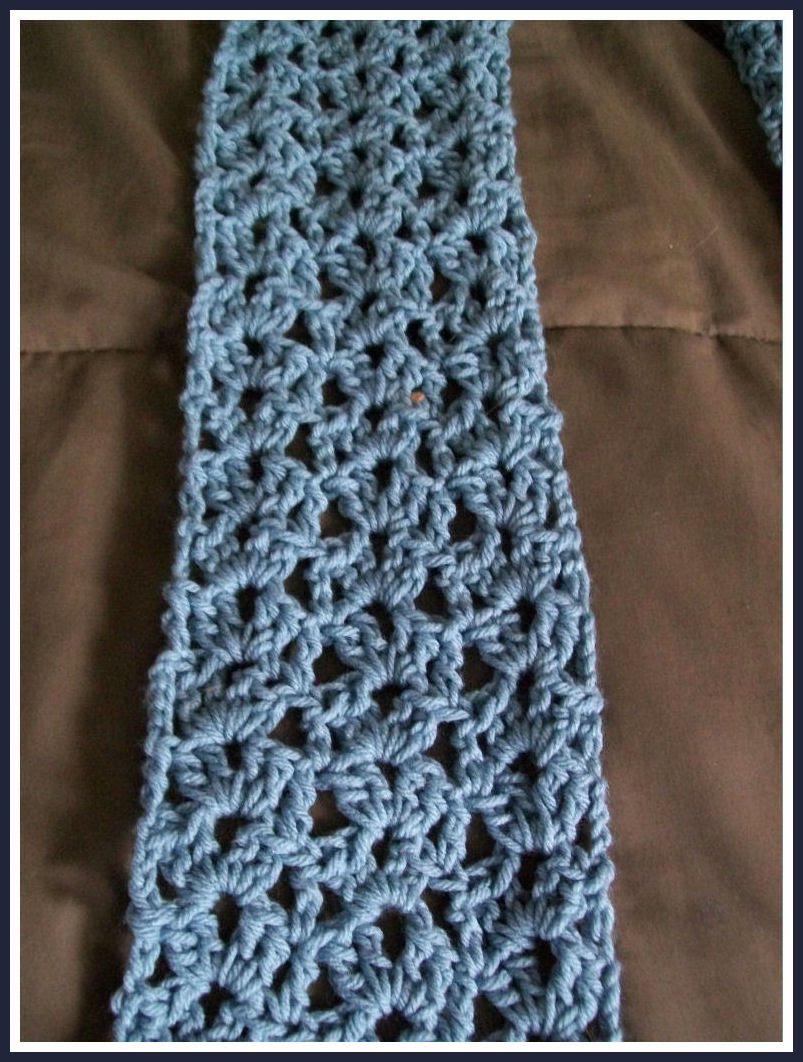 easy crochet scarf patterns easy crochet lacy shell scarf pattern - youtube BKKCXHF