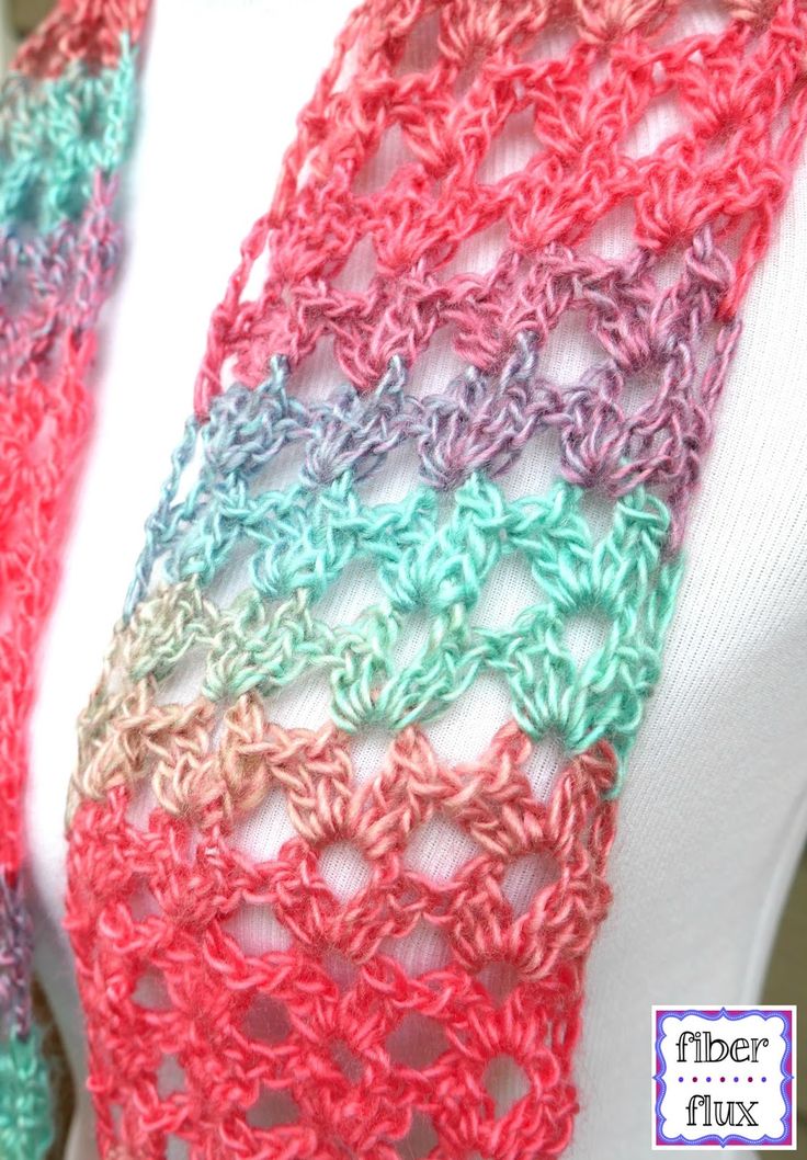 easy crochet scarf patterns fiber flux: free crochet pattern...island lace scarf! CJRJGBL