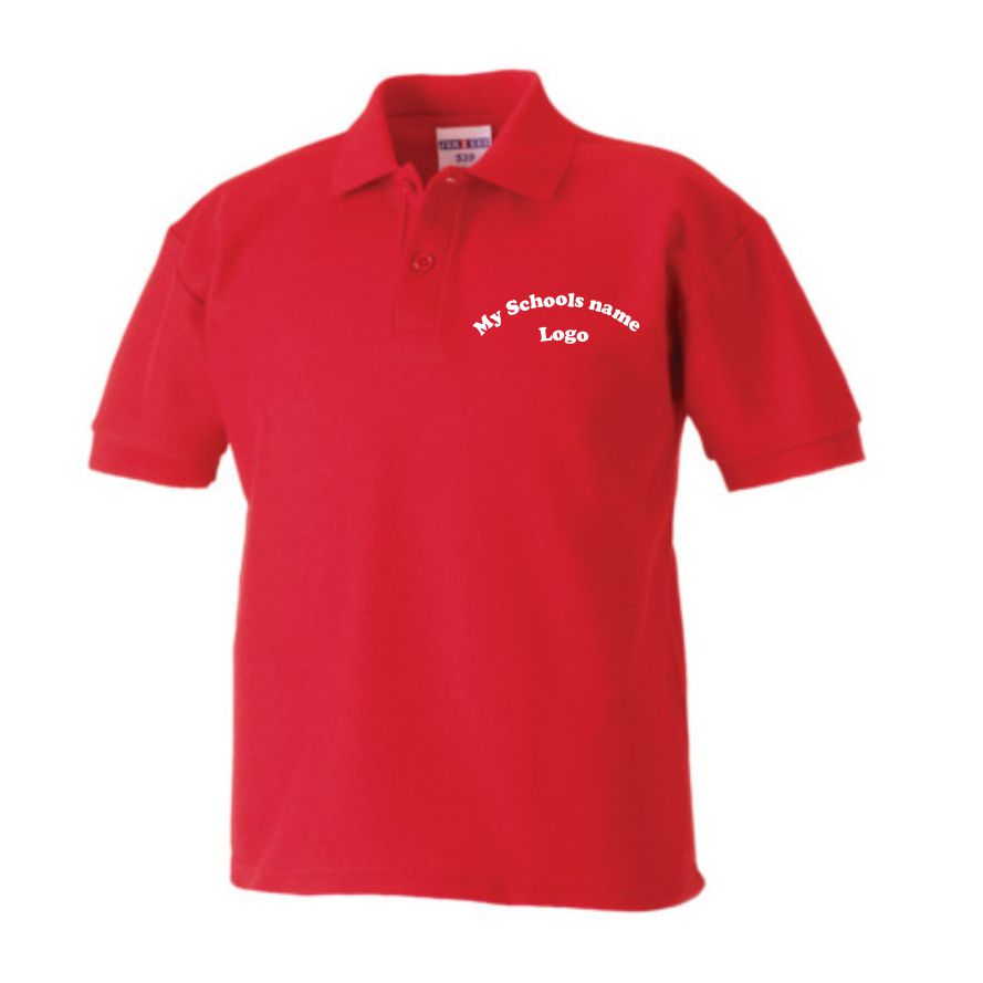 Design your own embroidered polo shirts