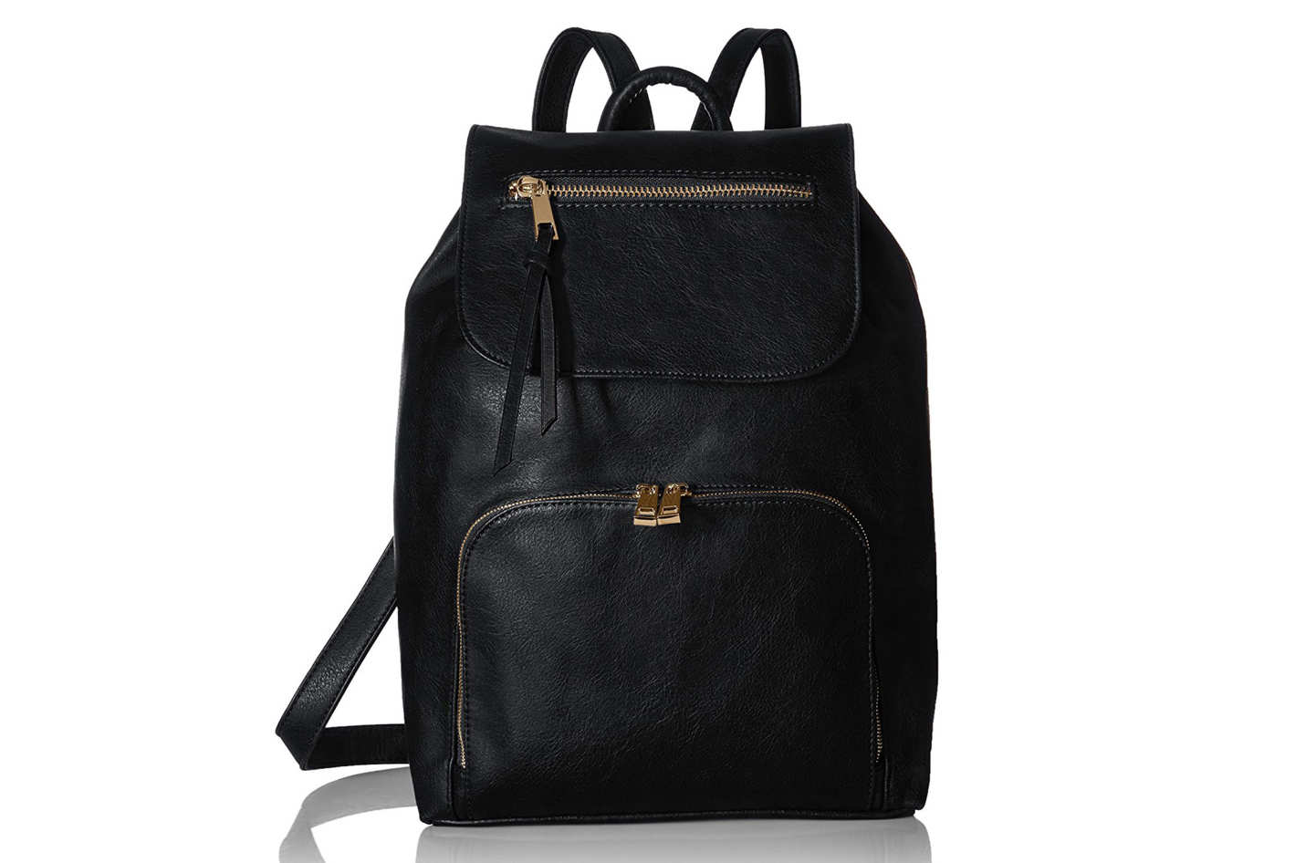 fashion backpacks u201cthere are so many black faux leather backpacks on the market, but this one JRPXSGN