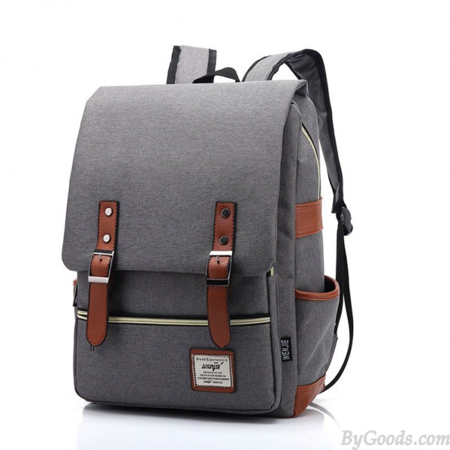 fashion backpacks vintage travel backpack leisure canvas with leather backpacku0026schoolbag JHFGYHJ