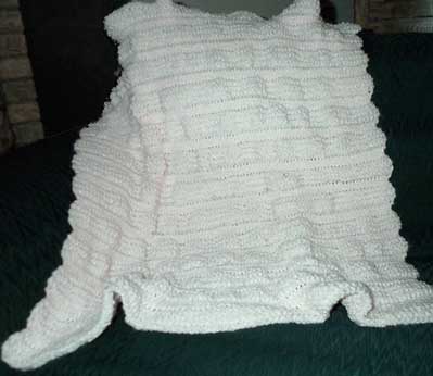 free baby blanket knitting patterns ruffled baby blanket ODNJDFR