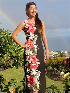 full-length tank hawaiian dresses ENWBUGK