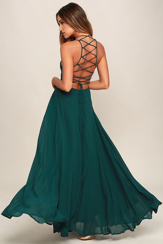 green dress strappy to be here forest green maxi dress 1 DPHZJGW
