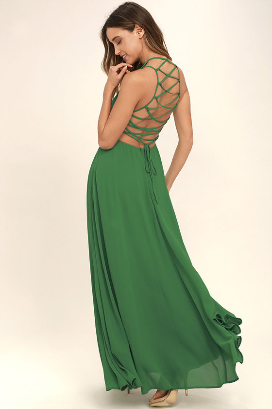 green dress strappy to be here green maxi dress 1 ZMPOUQS