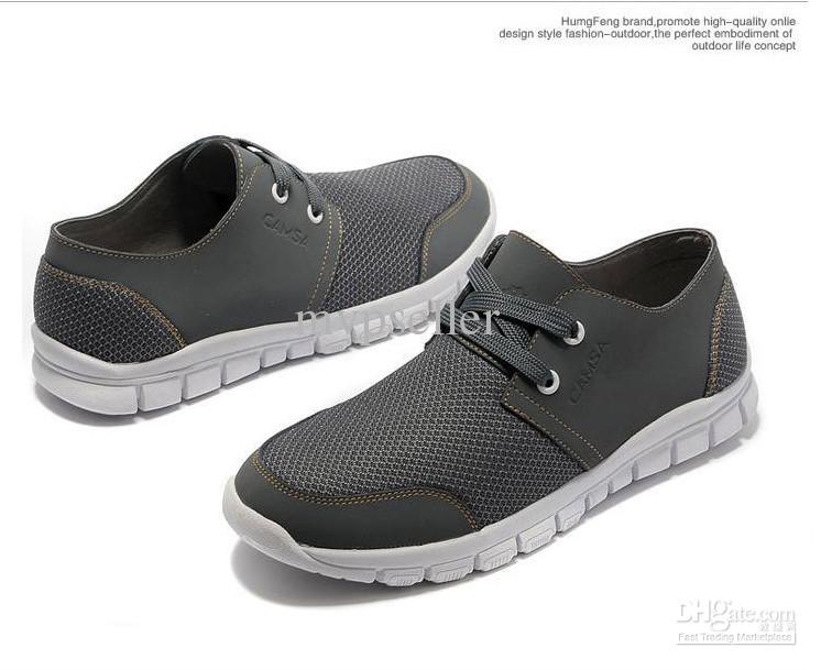 grey shoes cheap fashion mens sports casual shoes breathable shoes single  shoe england style EVWQSKL