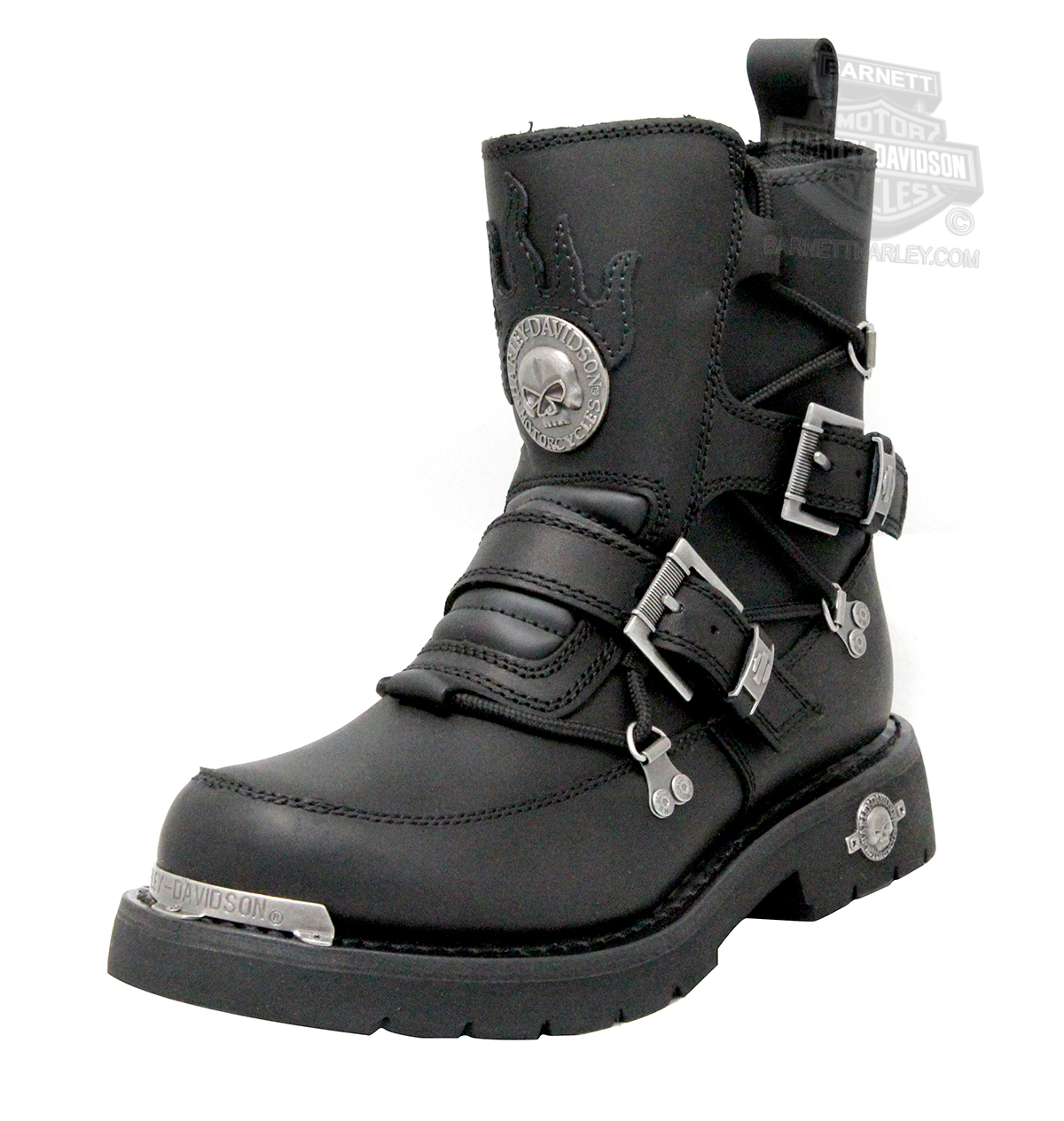 harley boots harley-davidson® mens distortion black mid cut riding boot - h-d® dealer  exclusive FFHNBDE