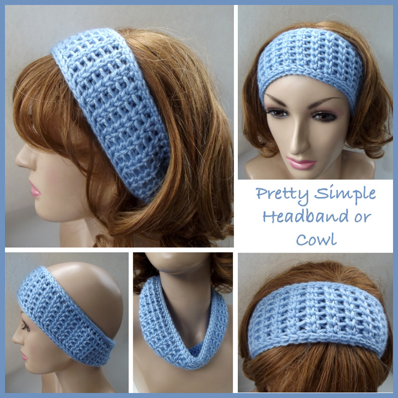 headband crochet pattern pretty simple headband or cowl ~ free crochet pattern NAOUVXV