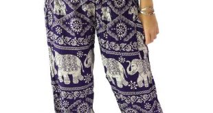 hippie pants elephant pants /hippies pants /boho pants one size fits dark puple YABWSOA
