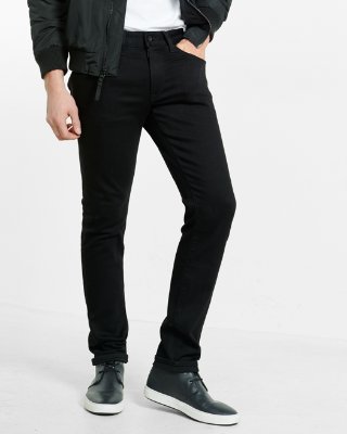jeans for men skinny black stretch+ jeans | express YCGQBVI