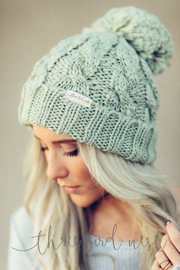 Knit beanie can complement any dress or any hairstyle
