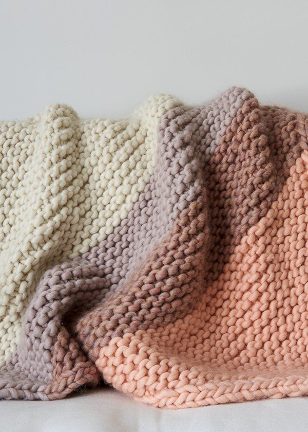 Knit blanket can be an excellent gift for someone you love