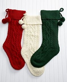 knit christmas stockings macy*s - tree skirts u0026 stockings - holiday lane red cableknit stocking. knitted  christmas OEXMHNR