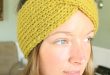 knit headband pattern turban style knit headband | simplymaggie.com YAEGKID