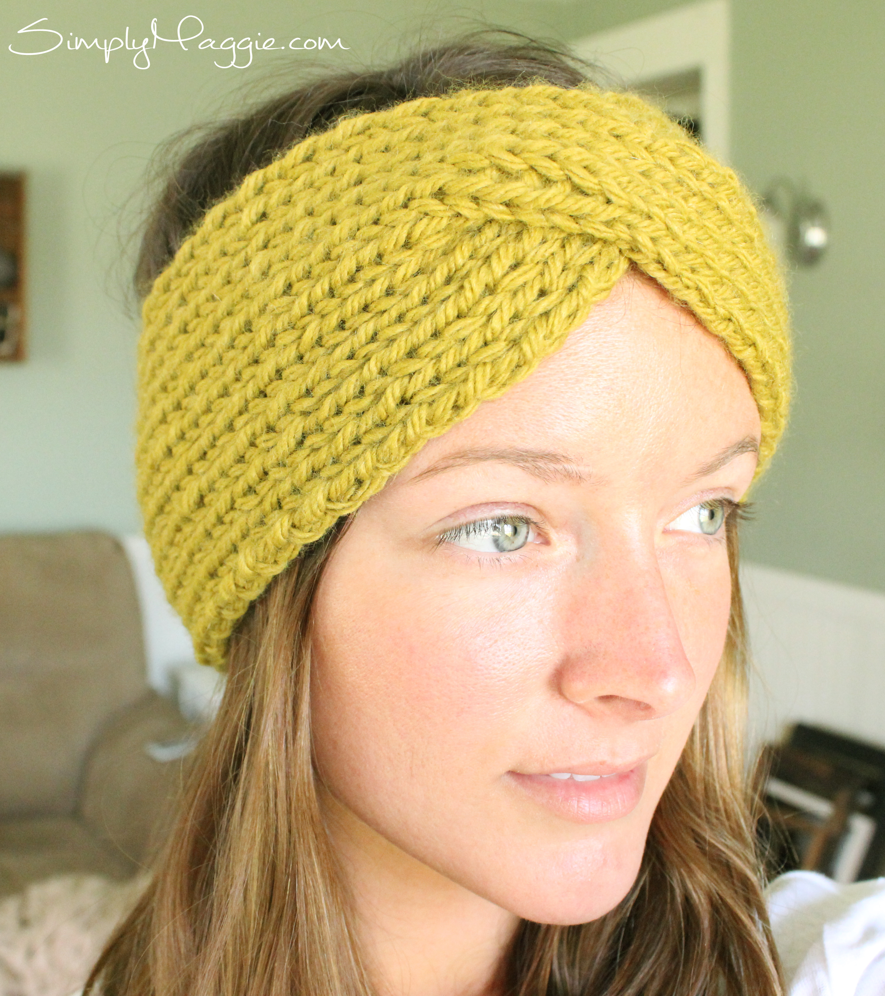 Popular knit headband pattern