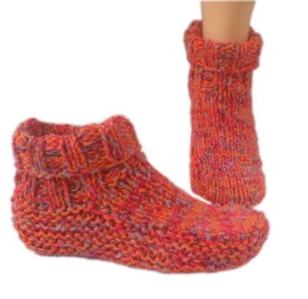 knit slippers easy knit slipper socks pattern | slipper sock patterns - catalog of  patterns WRKBLQH