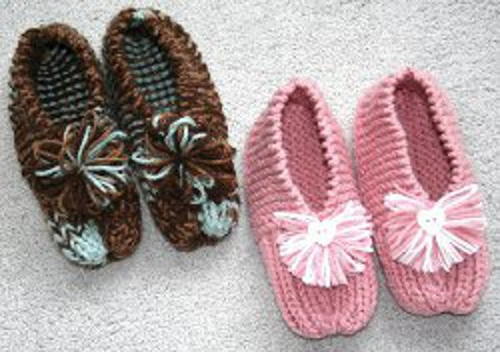knit slippers make these super cute slippers and lounge around the house in comfort and  warmth. QTBIFGB