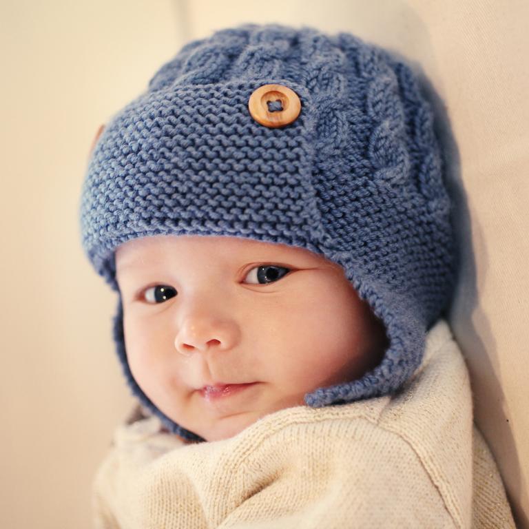 knitted baby hats aviator baby hat knitting pattern YKXEBCT